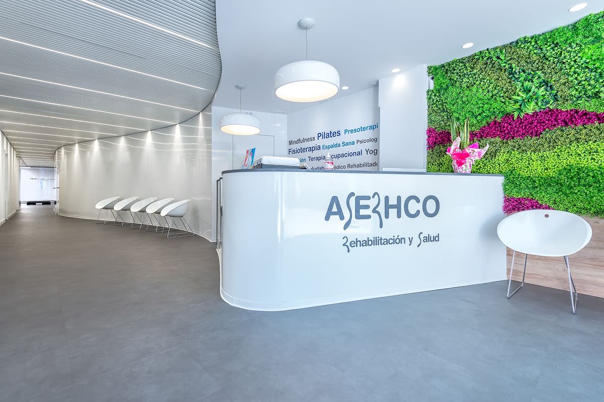 Entrada de la clinica de Aserhco